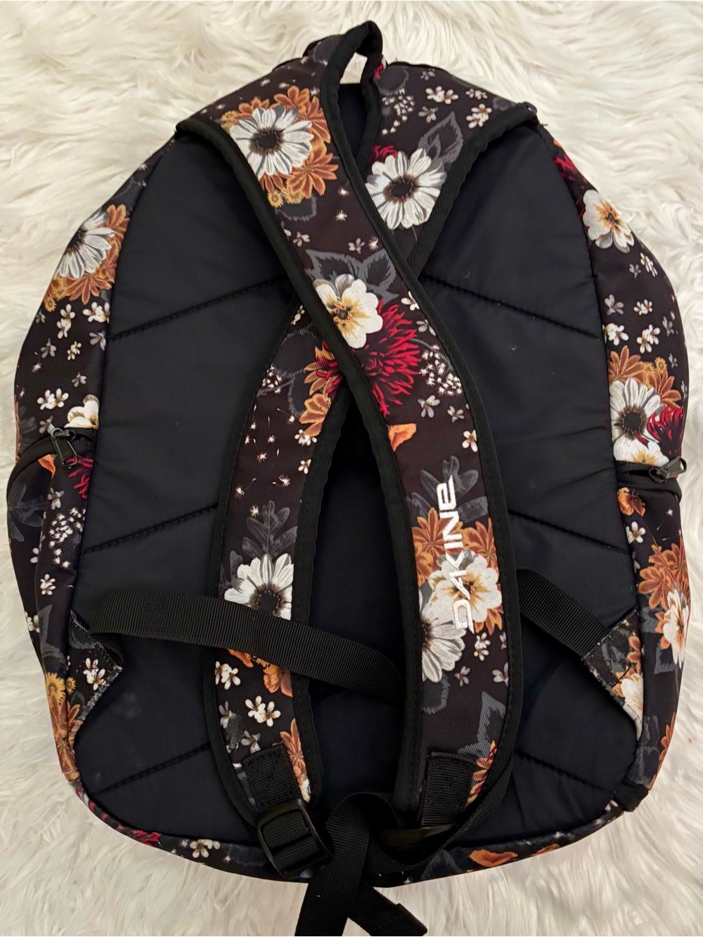 Dakine Floral Prom 25L Backpack Laptop School Storage Travel Bag Black Floral - Picture 12 of 16